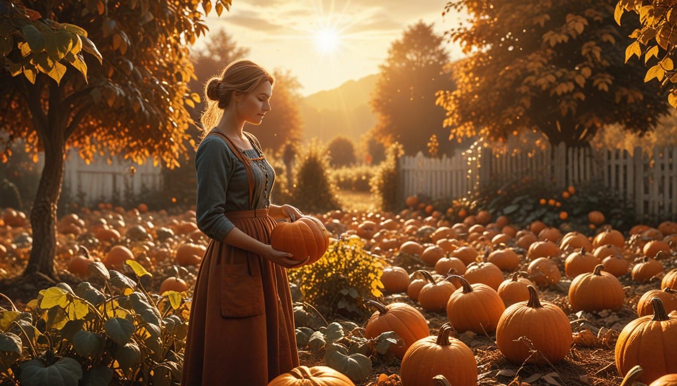 Pumpkin harvest  by @DeliaPeabody