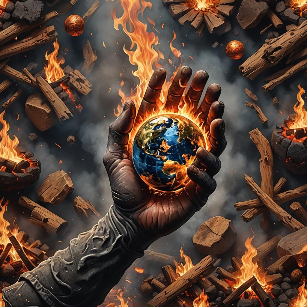 The earth is on fire