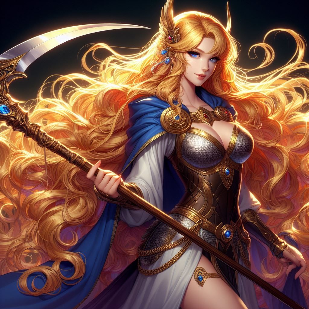 Goddess Sif - Hair made of Gold