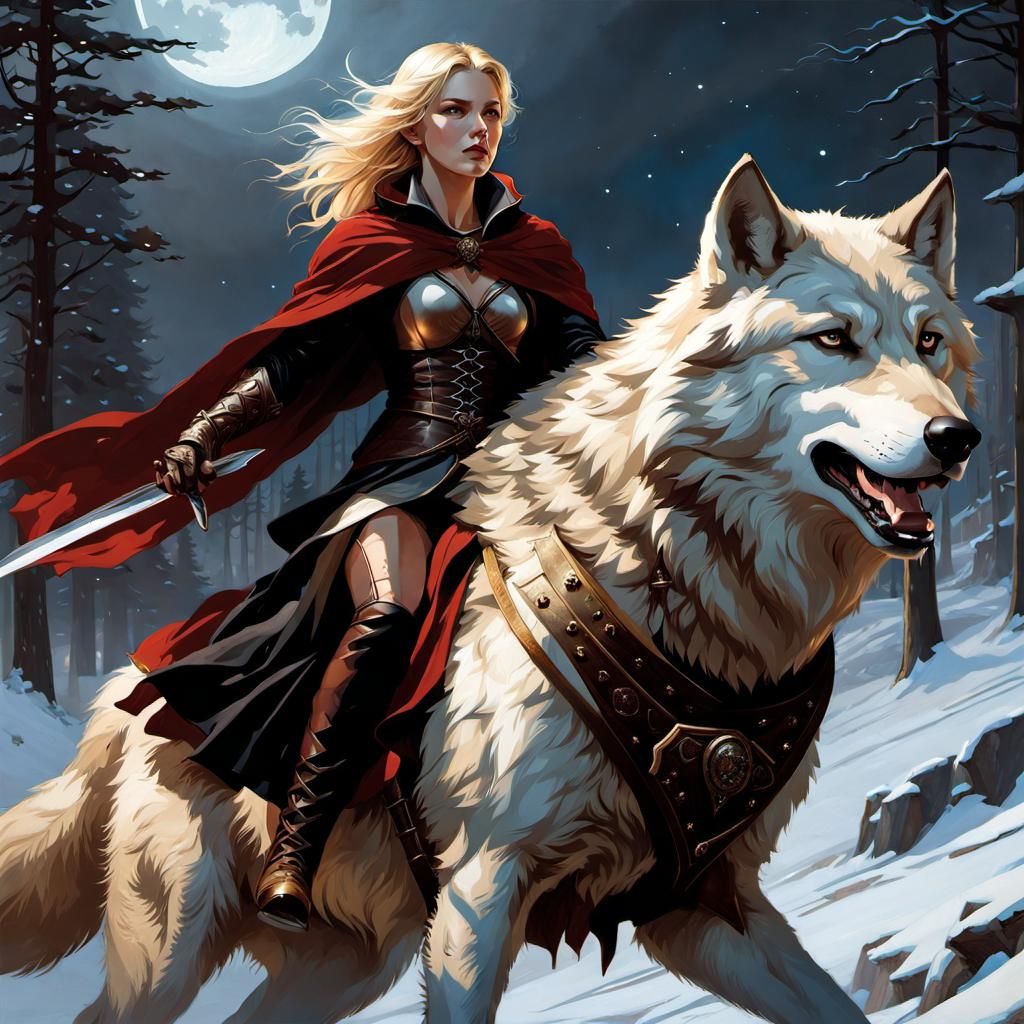 Wolfrider  by @Babster