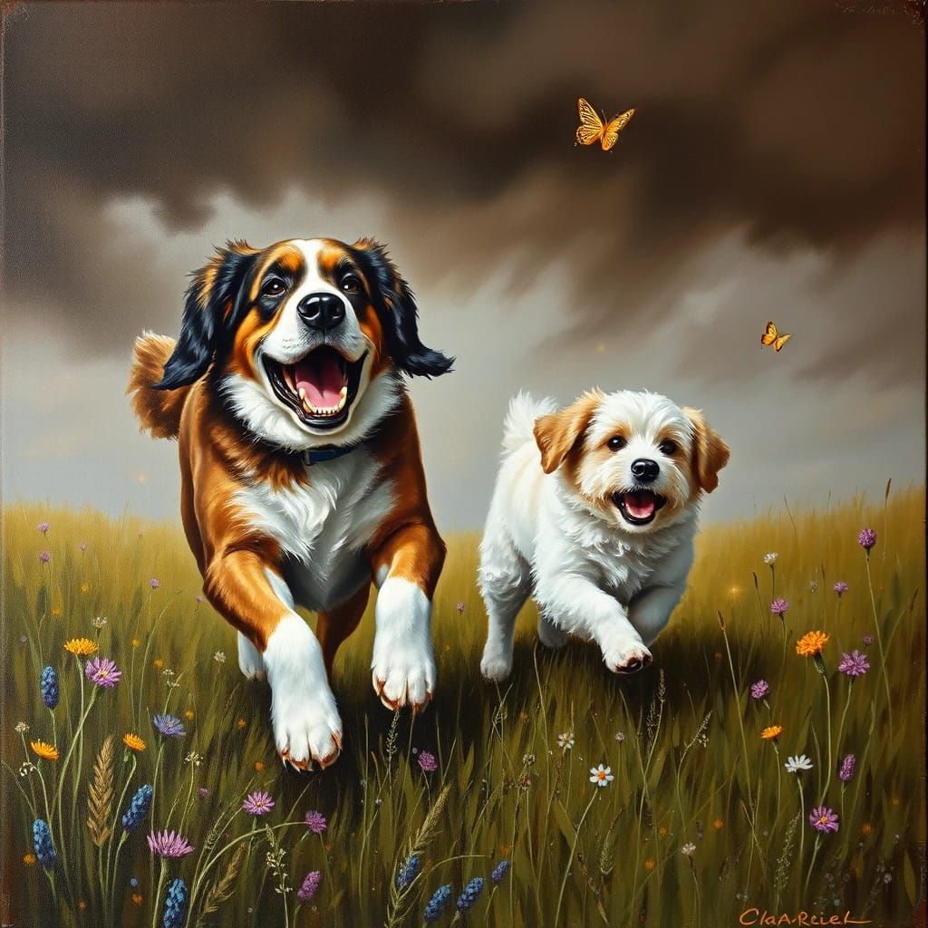 Running Together 🐶🐶🐶