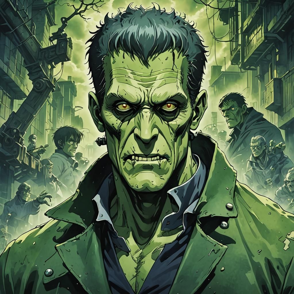 Modern Frankenstein Among Monsters - AI Generated Artwork - NightCafe ...