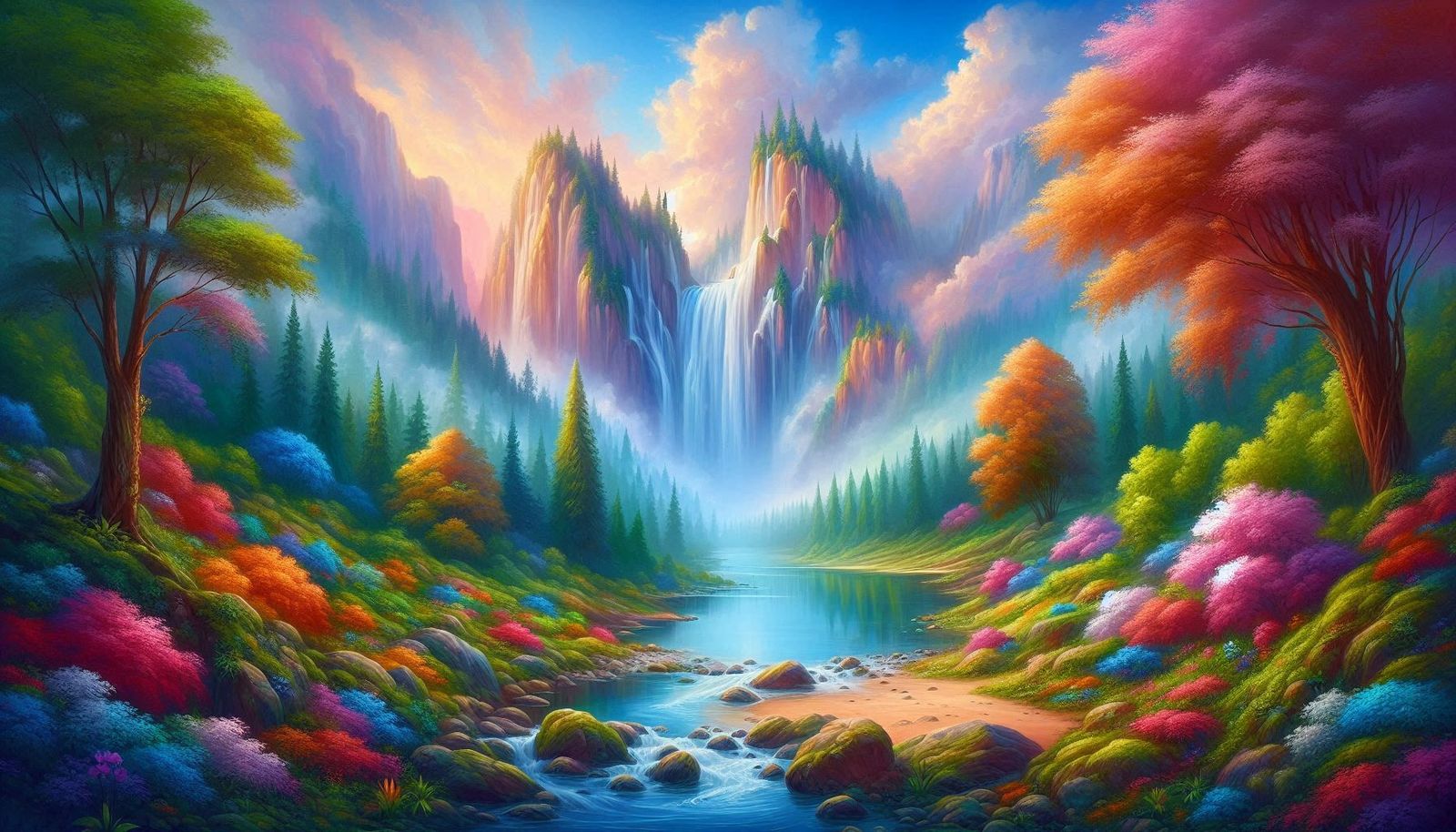 🥈vibrant landscape