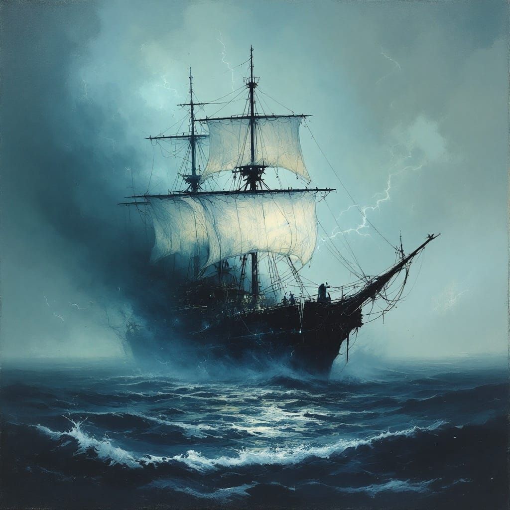 Ghost ship  by @Miraltar
