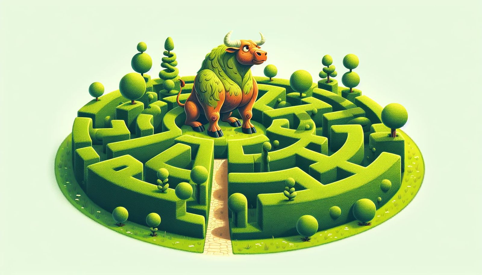 Mazes and Minotaurs 2 AI Generated Artwork NightCafe Creator