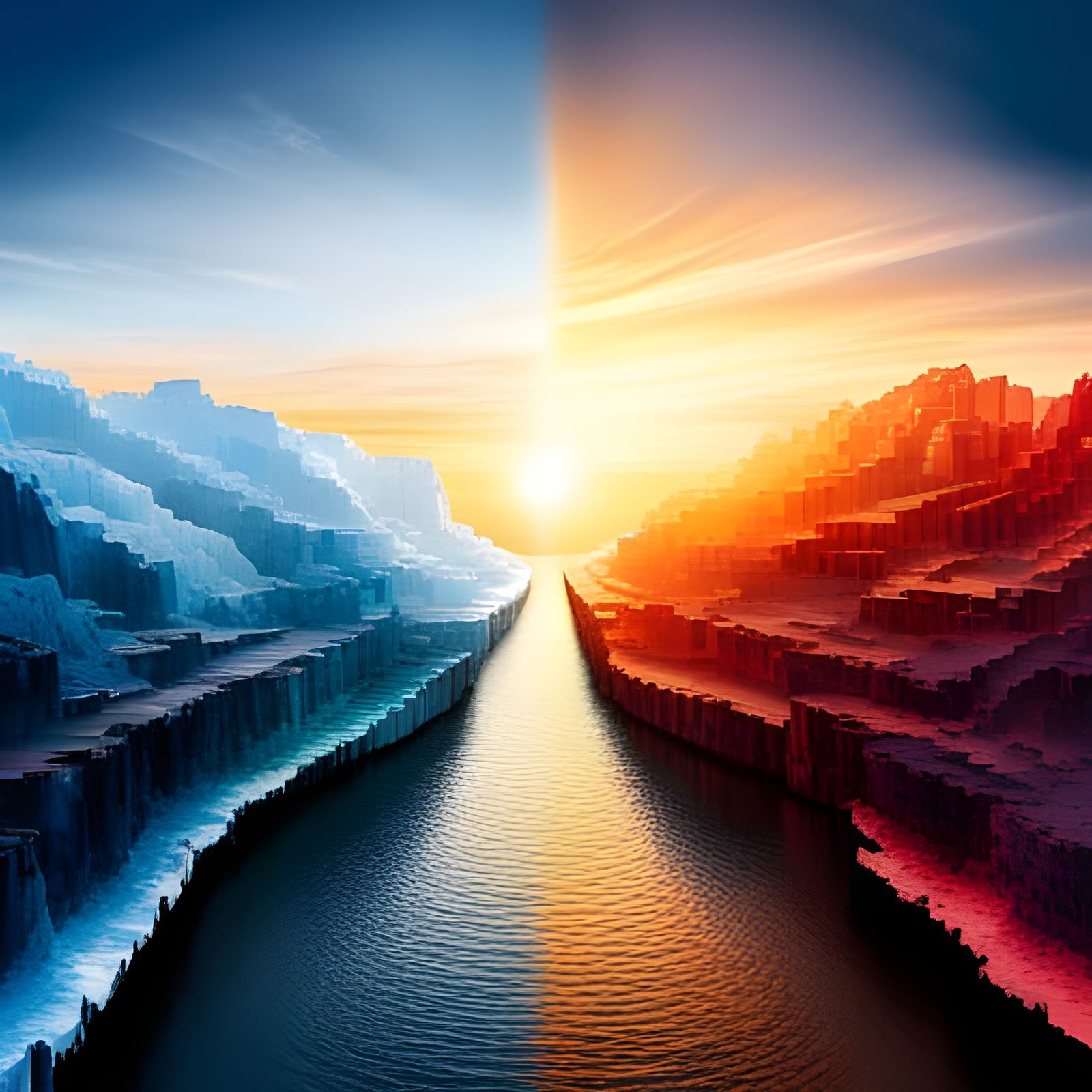 The Two Worlds  by @Mattagos