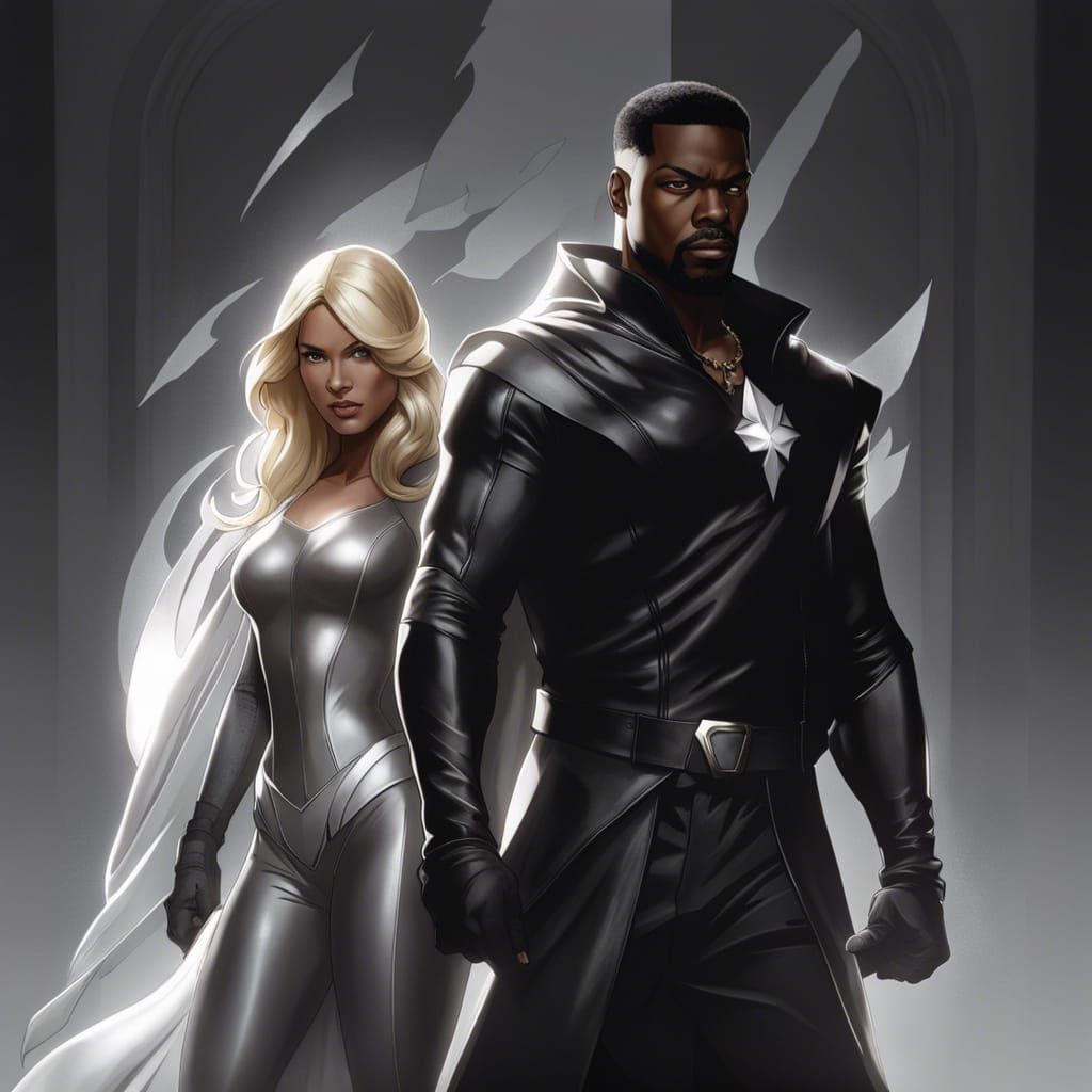 Marvel Cloak And Dagger, Tyrone Johnson And Tandy Bowen, Black And ...