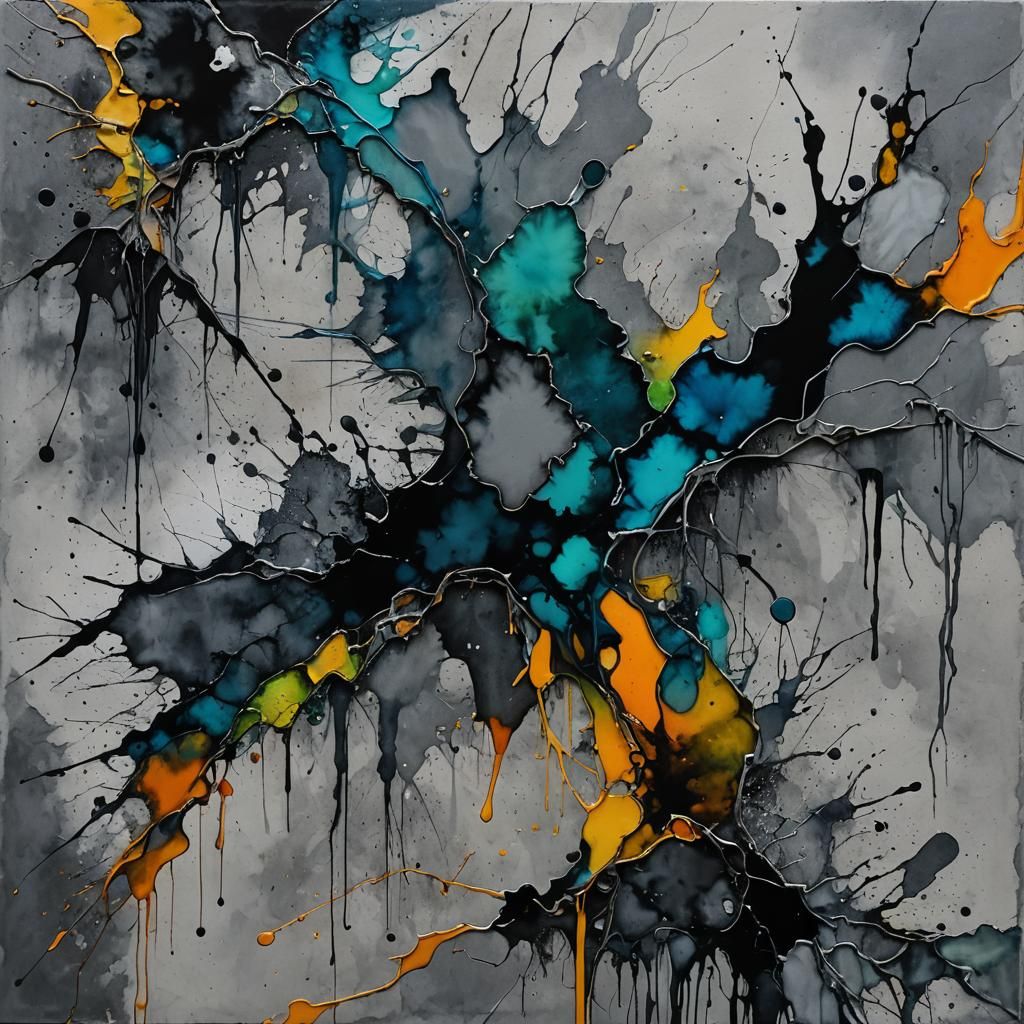 The silence of grey concrete makes me scream in color, alcoh...