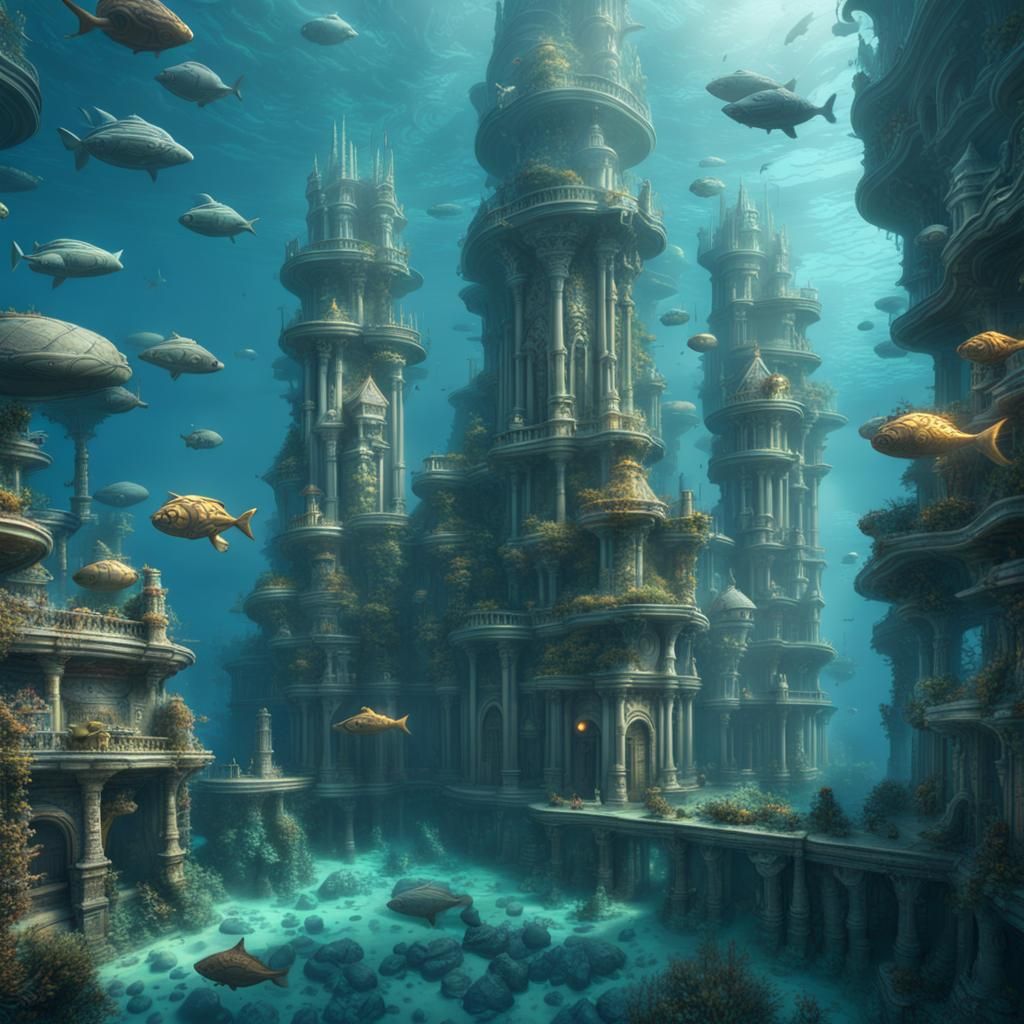 underwater city  by @joe