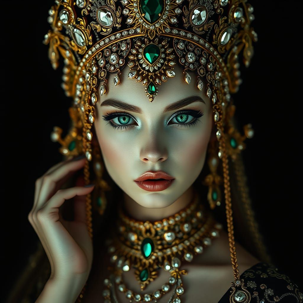 Diamonds and gold   by @Midnna