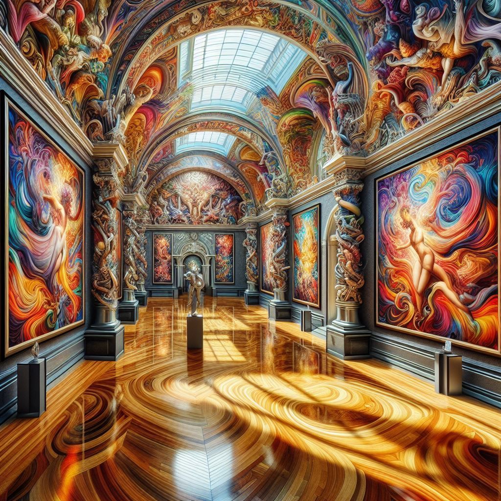 modern art gallery