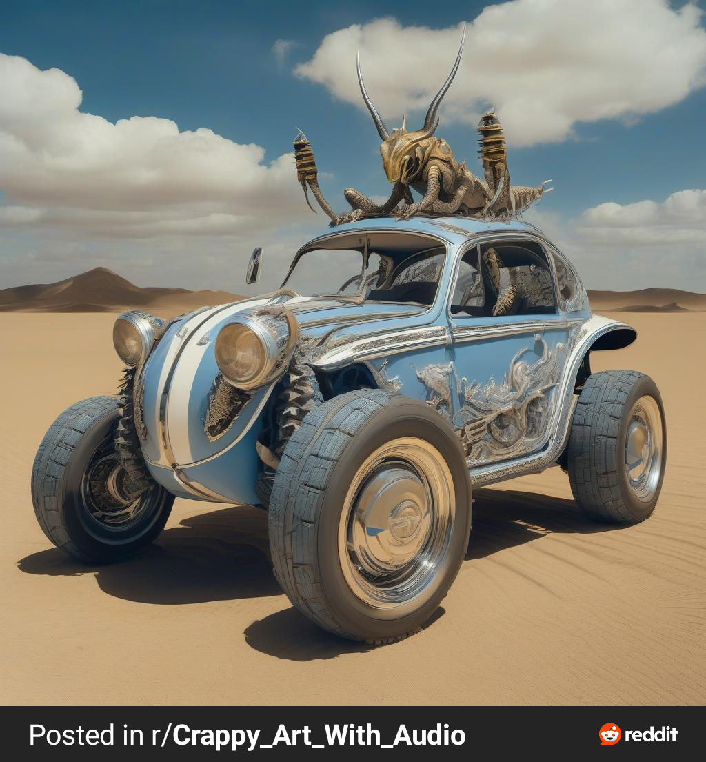 Surrealistic Volkswagen Dune Buggy