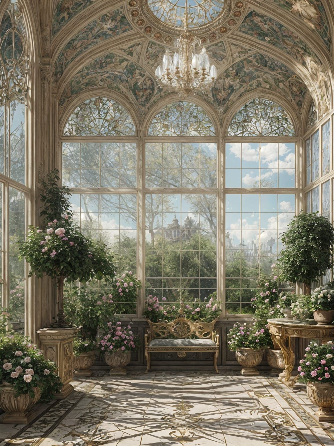 A Garden Window  by @SEA_HAG