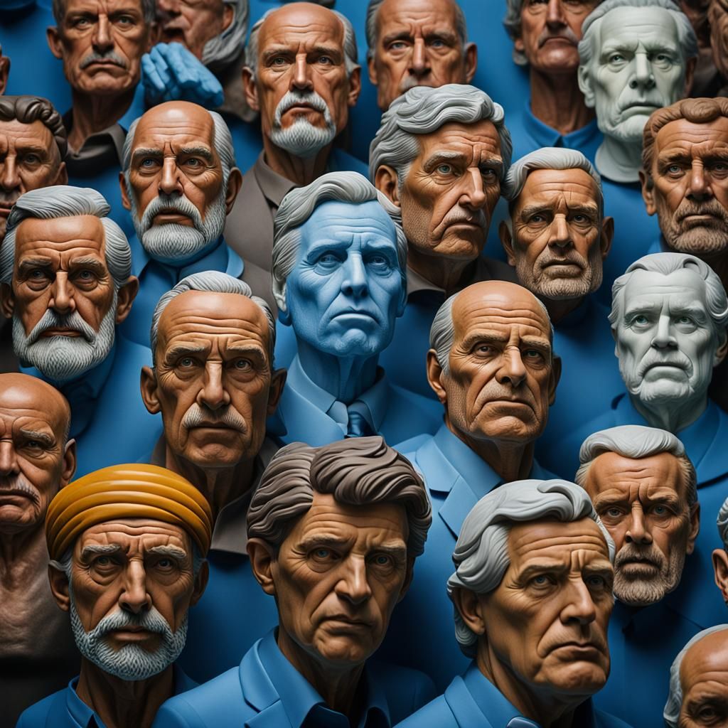 massimiliano pelletti's sculptural figures