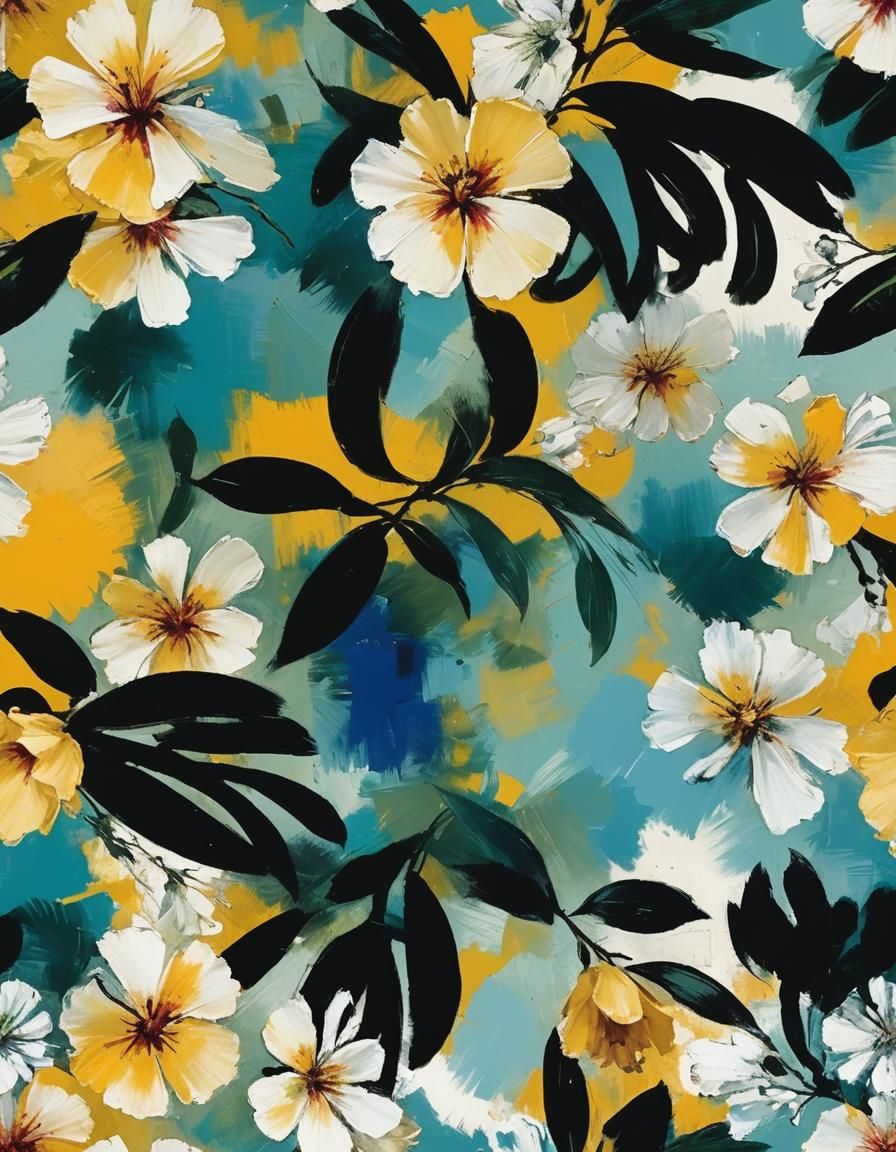 floral wallpaper ____