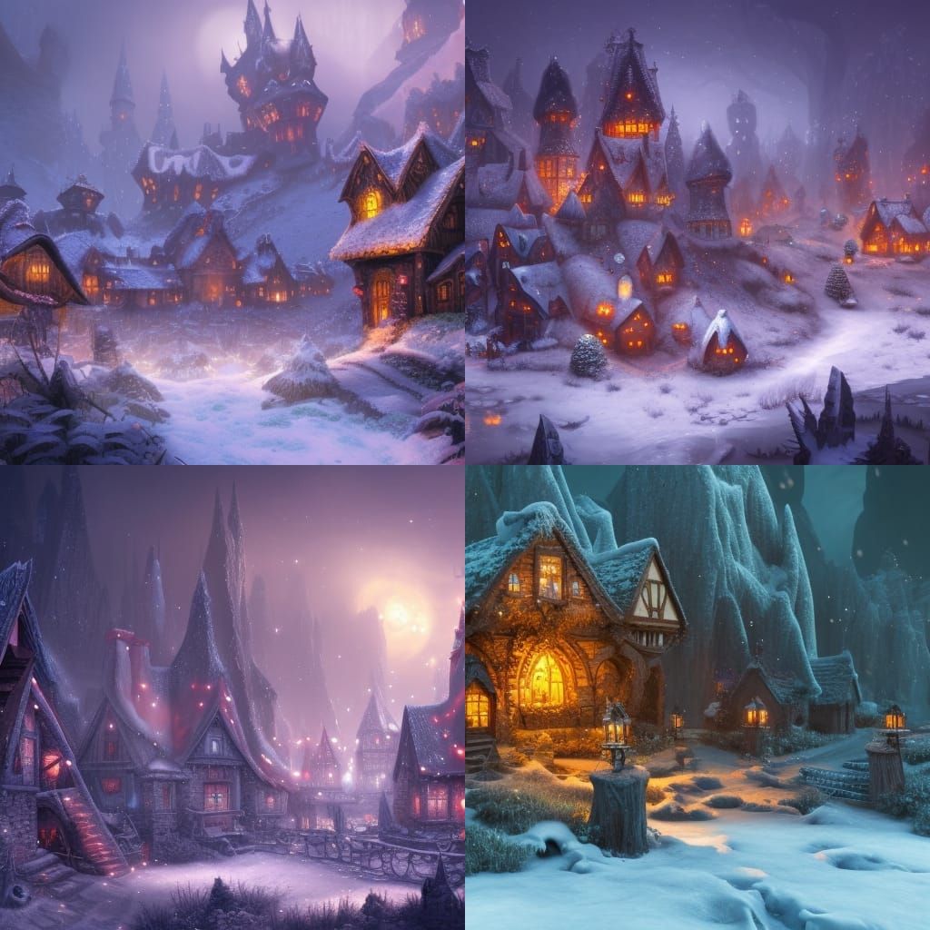 Snowy  Village