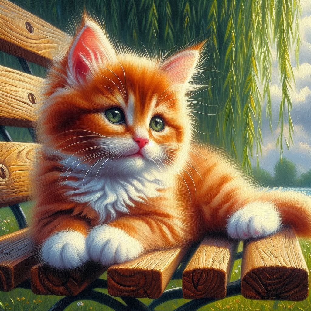Sunny kitten