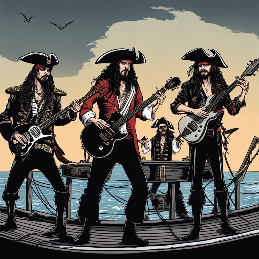 Heavy metal pirates.