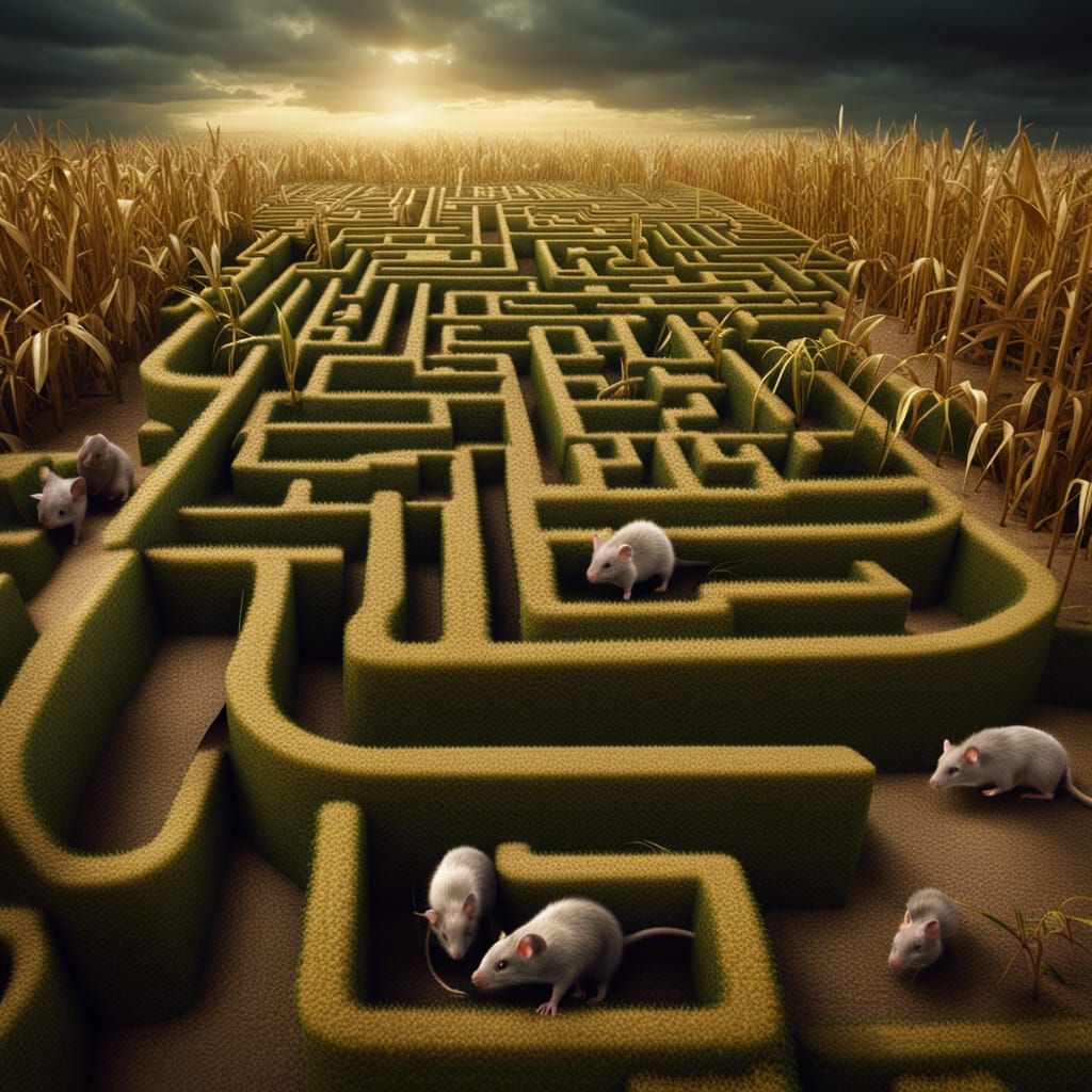 A Maze For Rats AI Generated Artwork NightCafe Creator