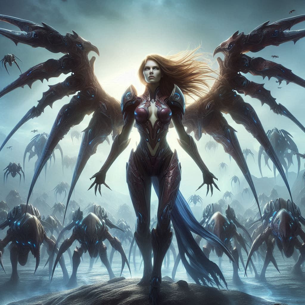 Queen of Blades Leading the Zerg - Starcraft