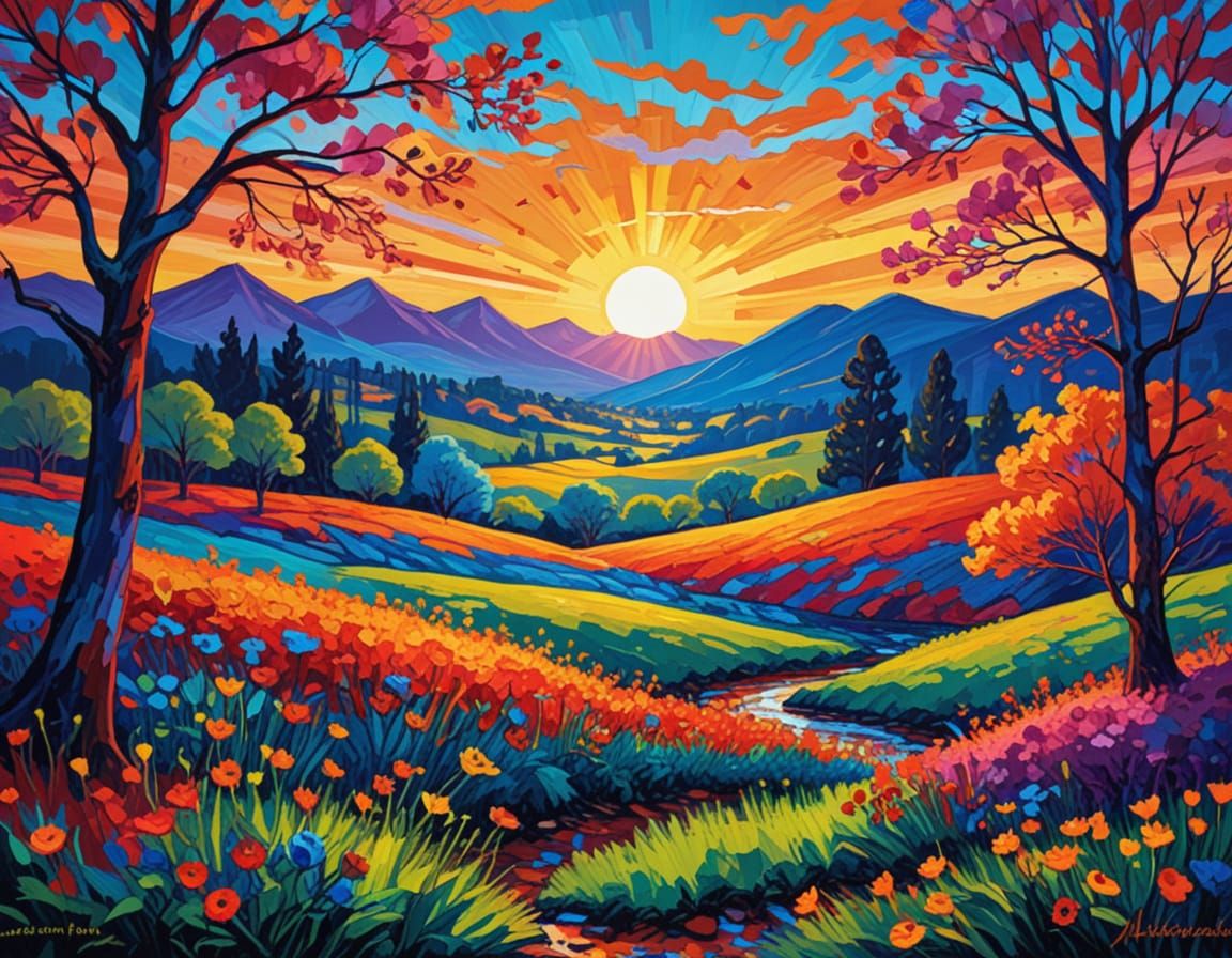 Wild Bold Fauvism  by @ACJ2025