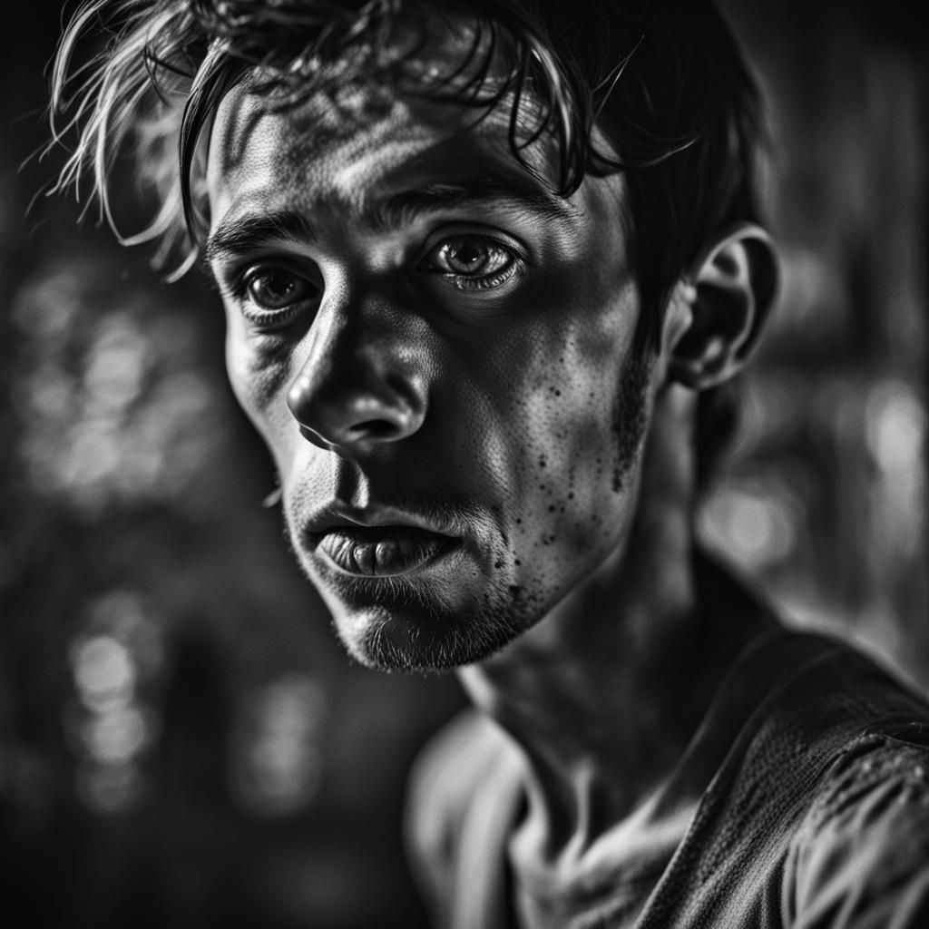 Dramatic portrait