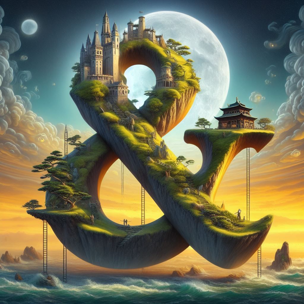 Floating Ampersand Island