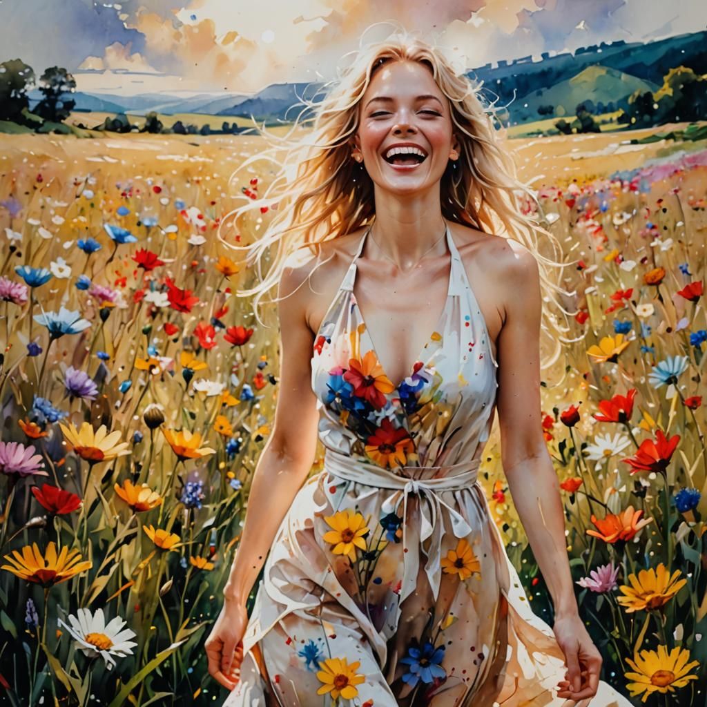 In a field of Wild Flowers  by @Alex Sumner