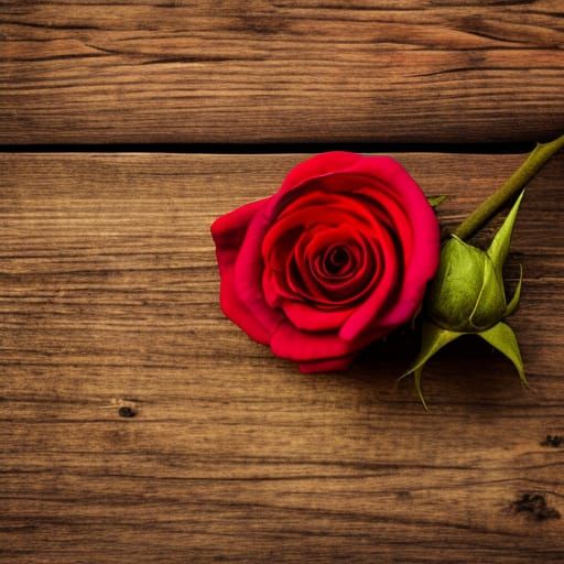 Photograph of a rose
