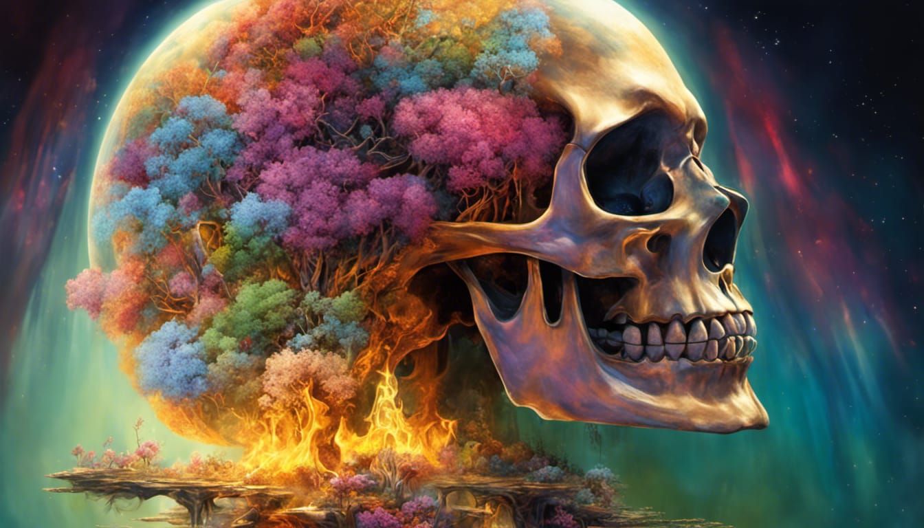 SDXL 1.0: Dia de los Muertos Skull