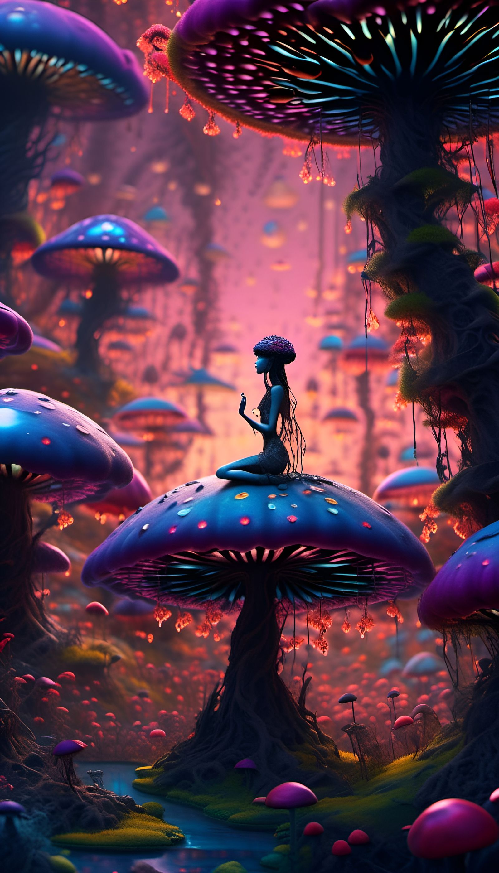 The Shroom Pixie  by @Cushla