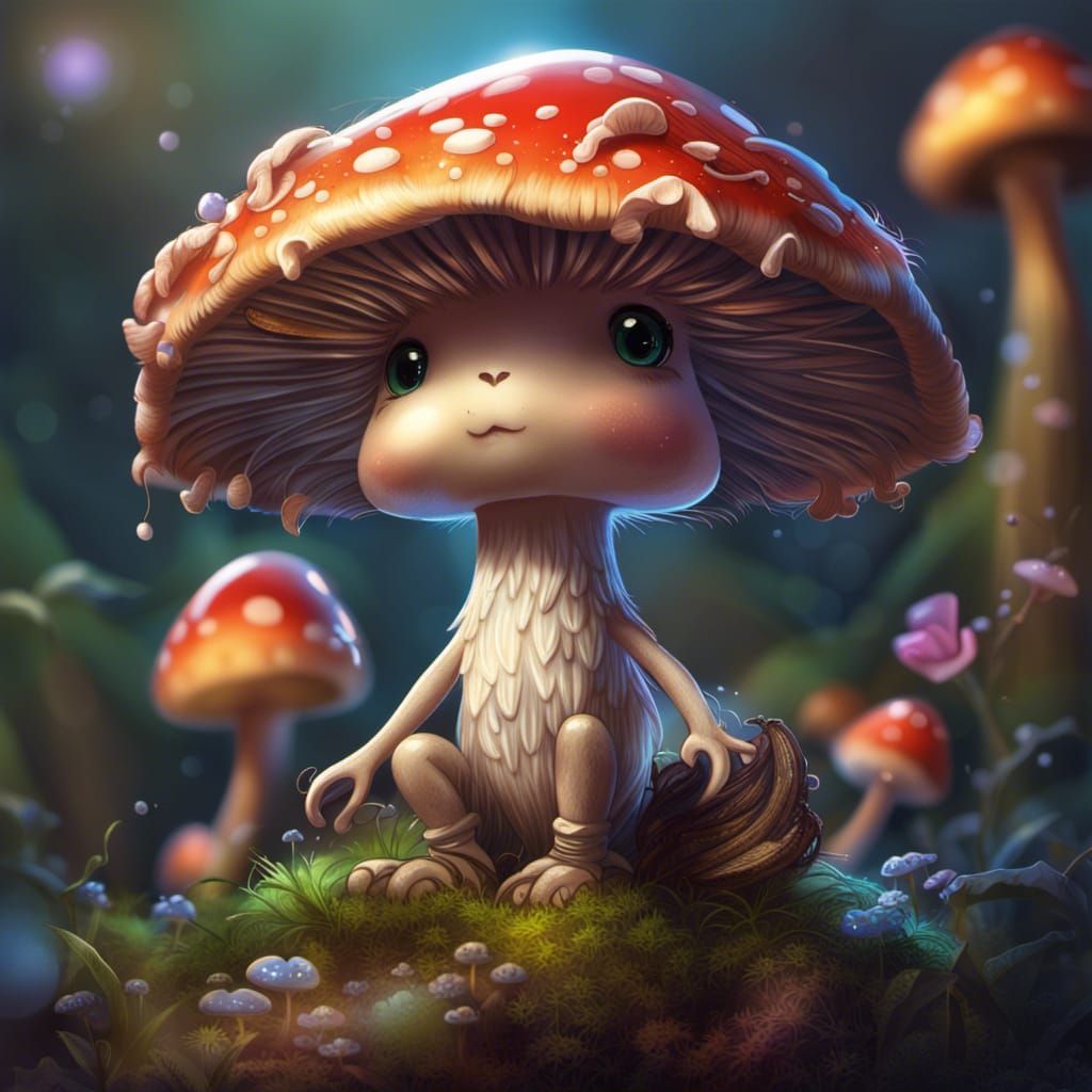 Little mushroom prince - AI Generated Artwork - NightCafe Creator