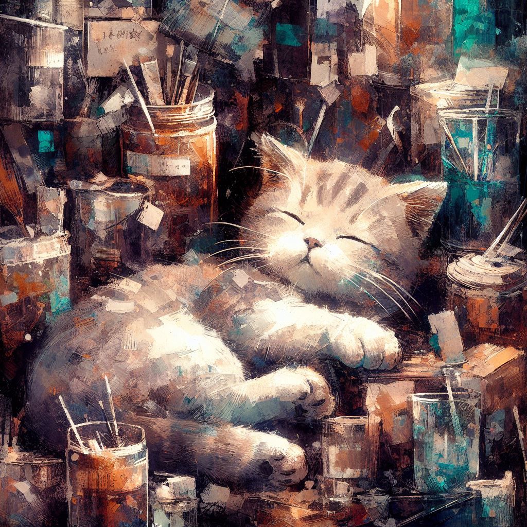 Just taking a quick cat nap...