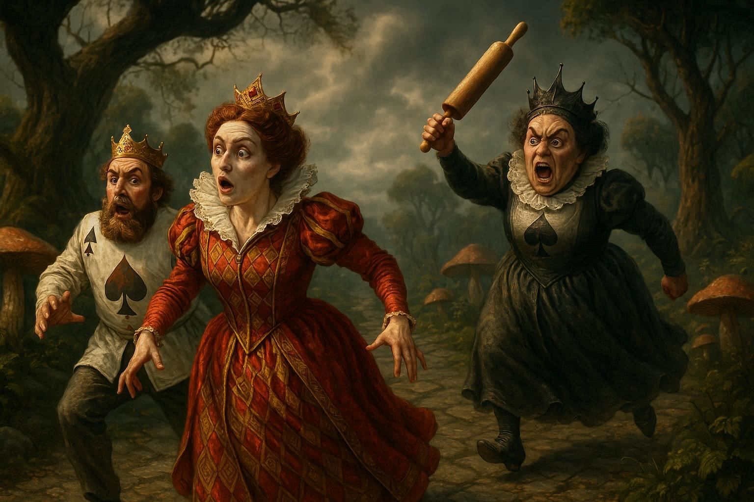 Caught in the very act