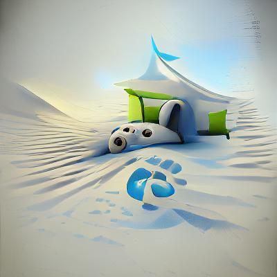 Snow carpet fan jump deviantart Sketchfab poster art