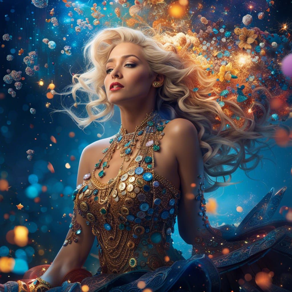Glitter and Sparkling Beauty.