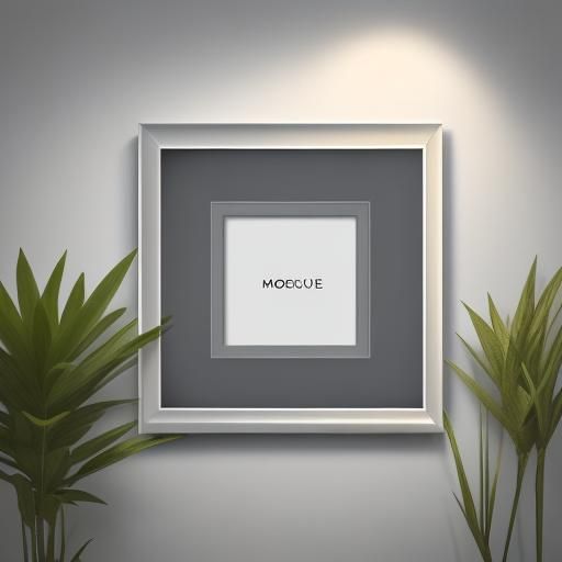 Amazing A Square Picture Has A One Inch Frame View Illustration Amazing A Square Picture Has A One Inch Frame View Illustration