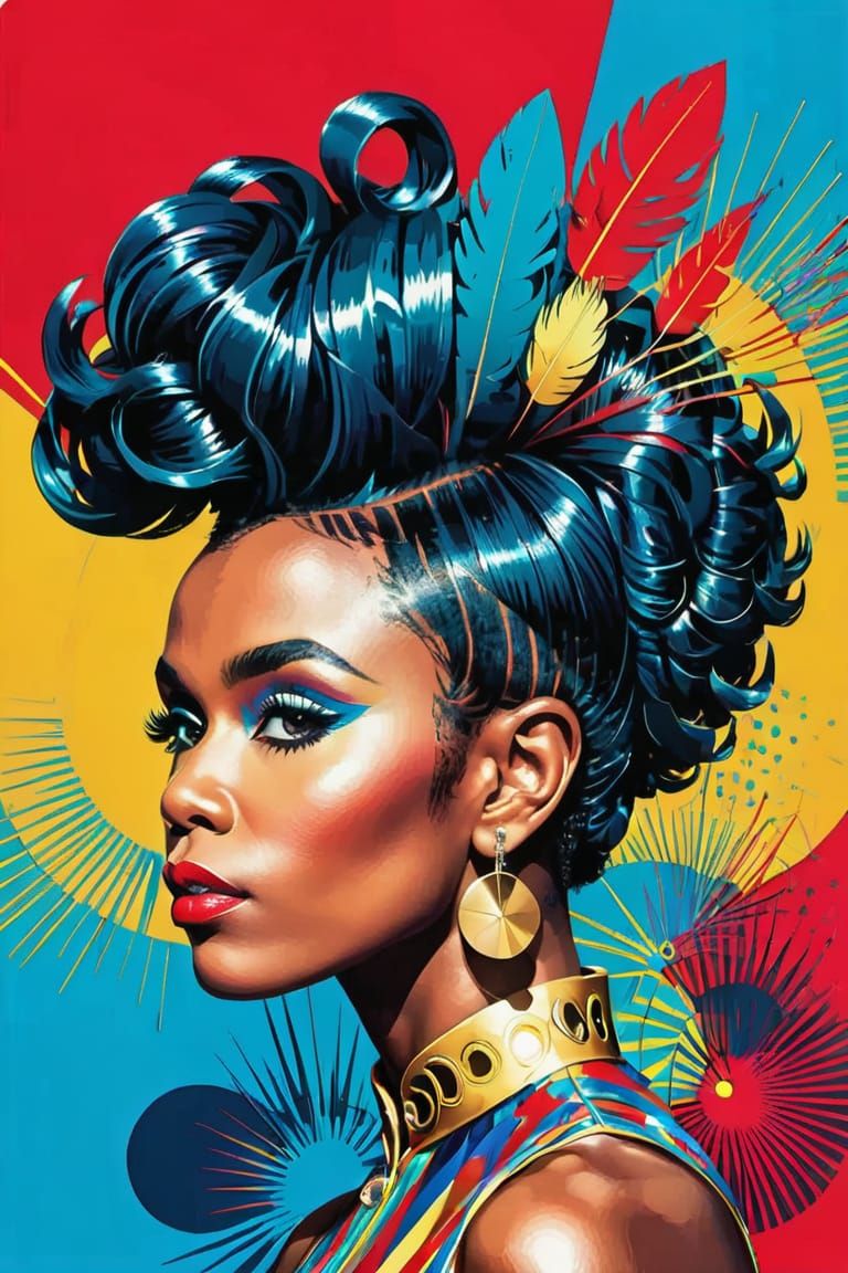 Janelle Monae: Pop Art Portrait