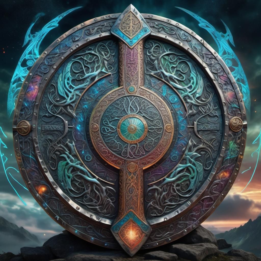 Viking sheild   by @MArt