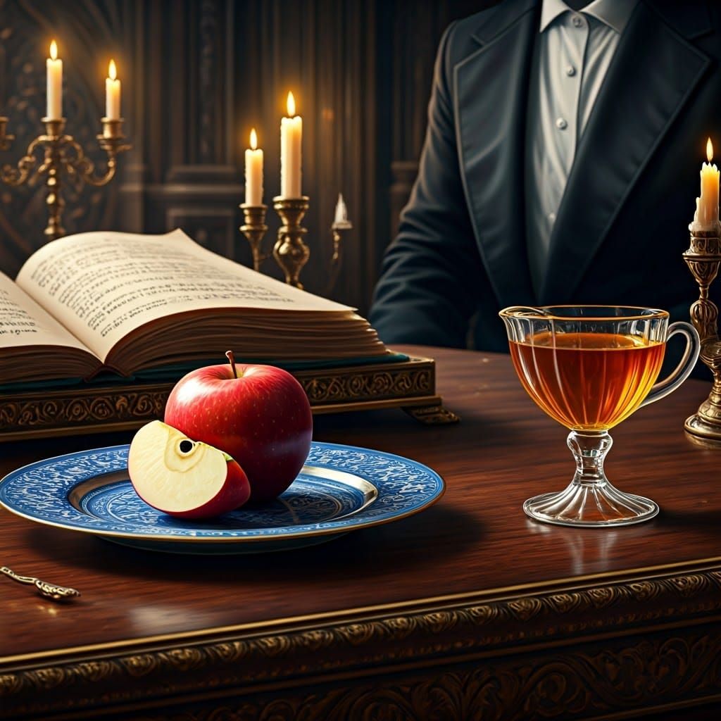 Crimson Apple Dipped in Honey: Baroque Fantasy