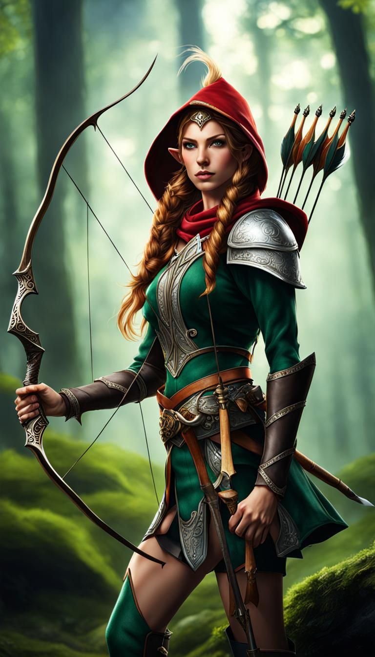 elf archer - AI Generated Artwork - NightCafe Creator