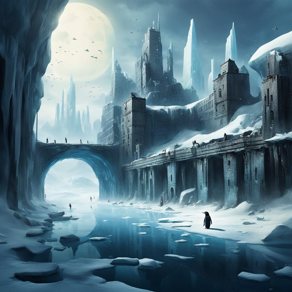 Antarctic Edifice   by @BlueCat