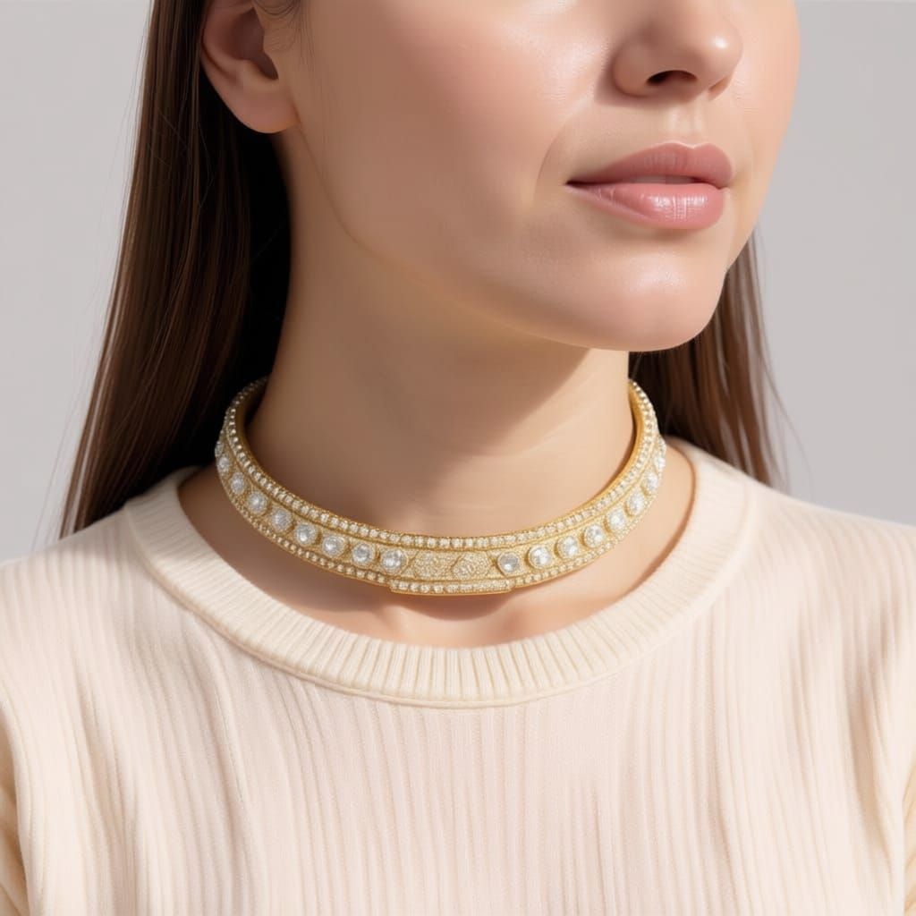 a wearable collar that people can wear when talking to others of a different language, actively translating what you say to their language a...