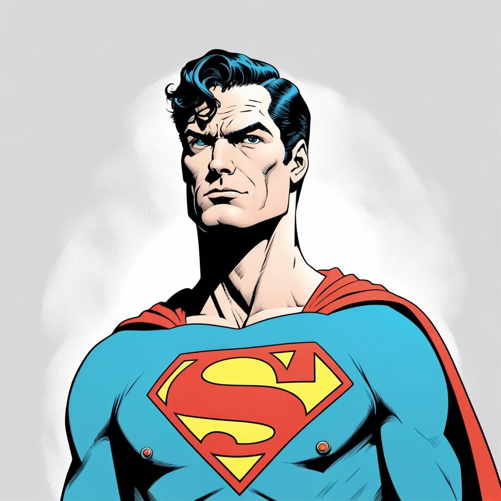 superman reverse colors - AI Generated Artwork - NightCafe Creator