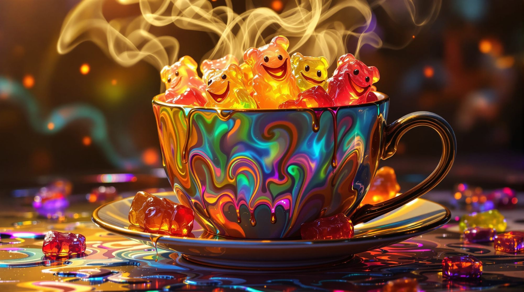 Hot Tub Gummy Bears Animation