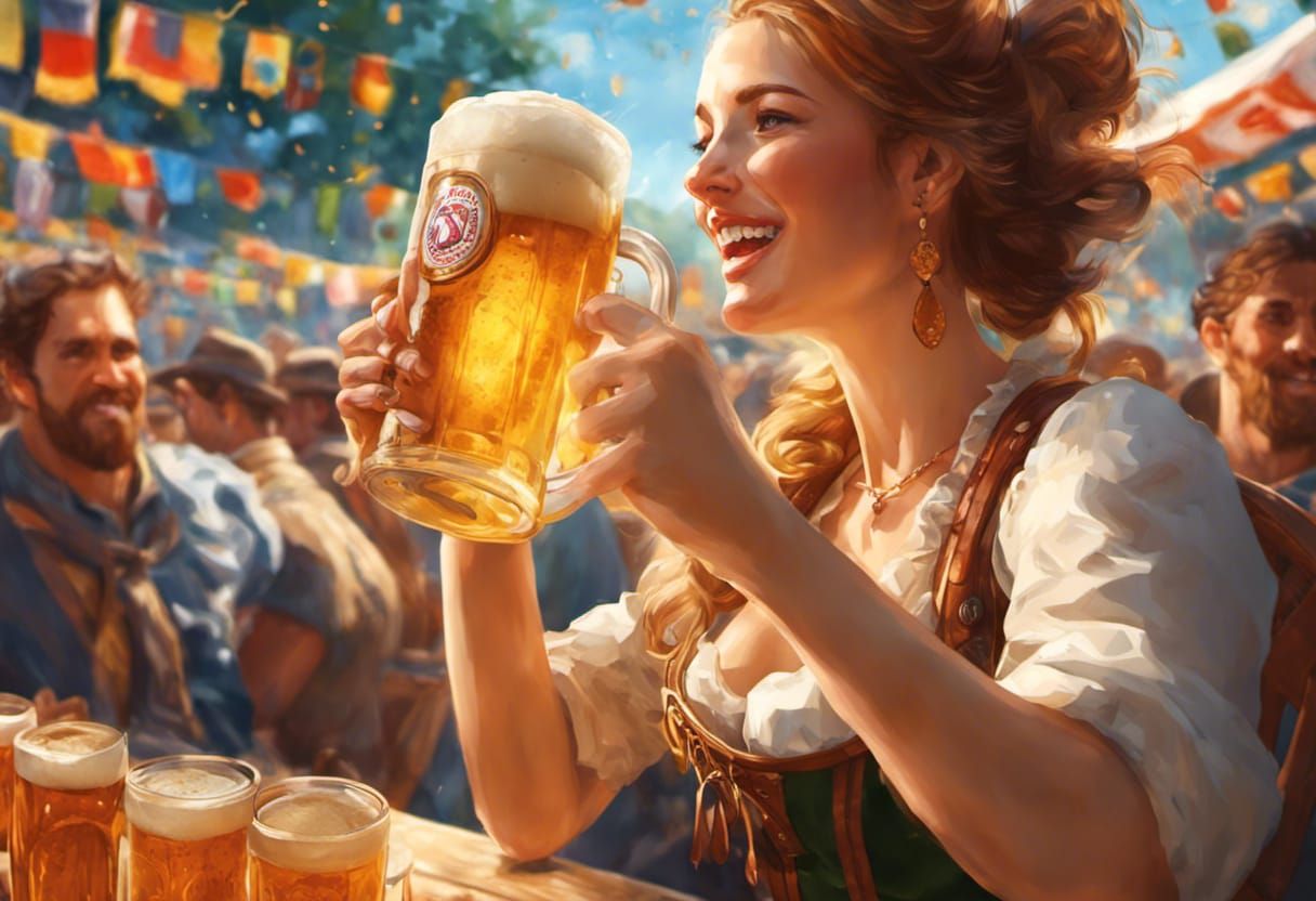 Fräulein at Oktoberfest  by @J_D_Dix