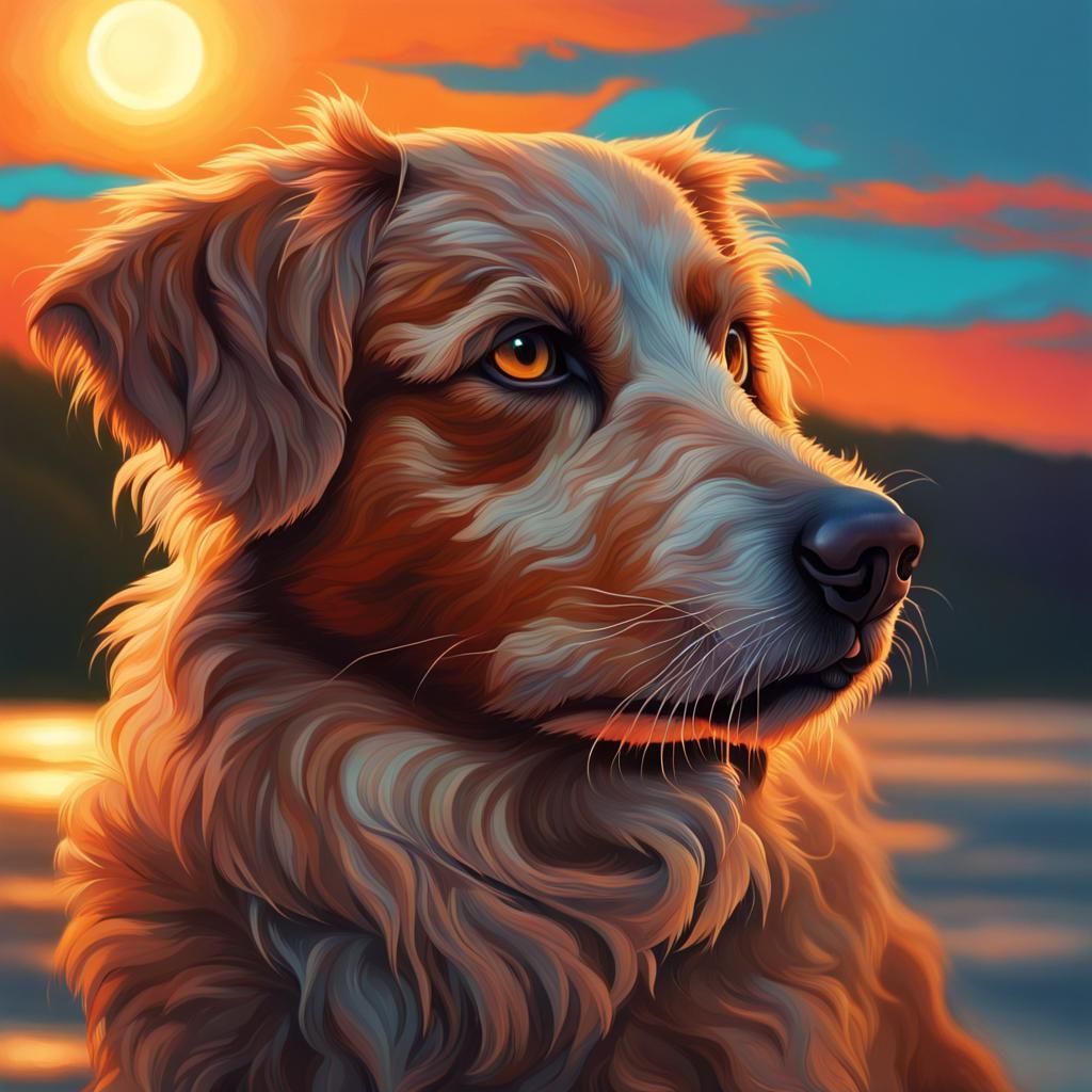 Beach dog