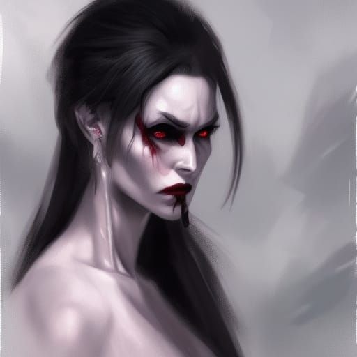 Elvira Vampire - AI Generated Artwork - NightCafe Creator