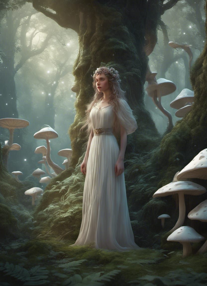 Enchanted mushroom forest maiden 1