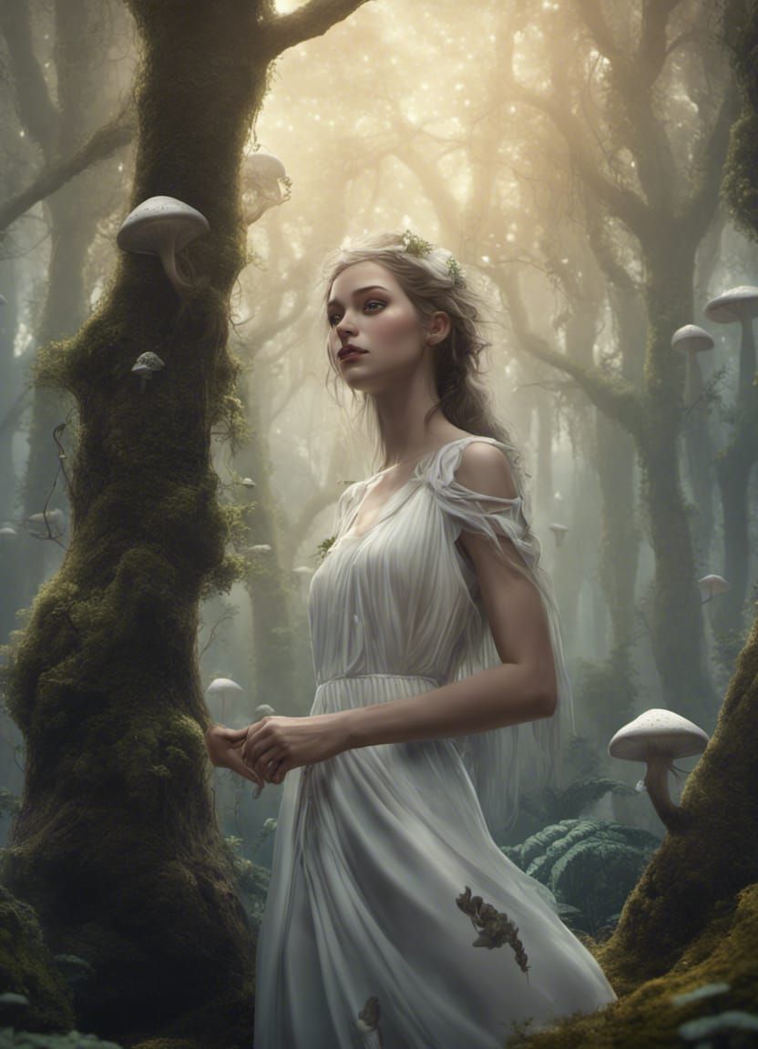 Enchanted mushroom forest maiden 2